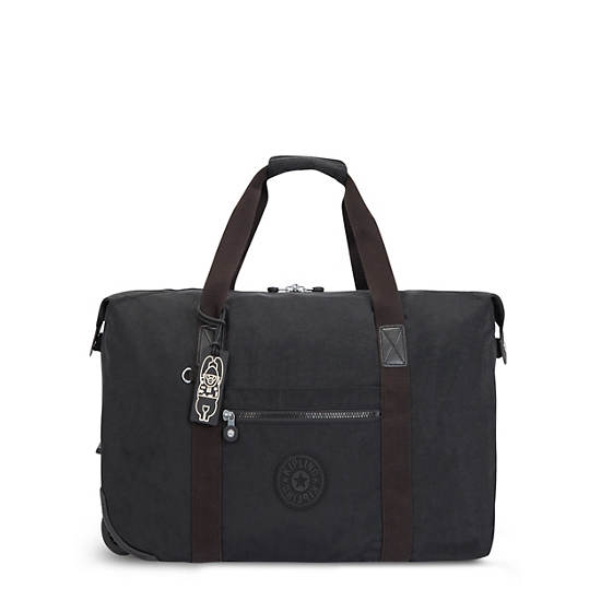 Kipling Art on Wheels Rolling Tote Tassen Zwart | België 1437JP